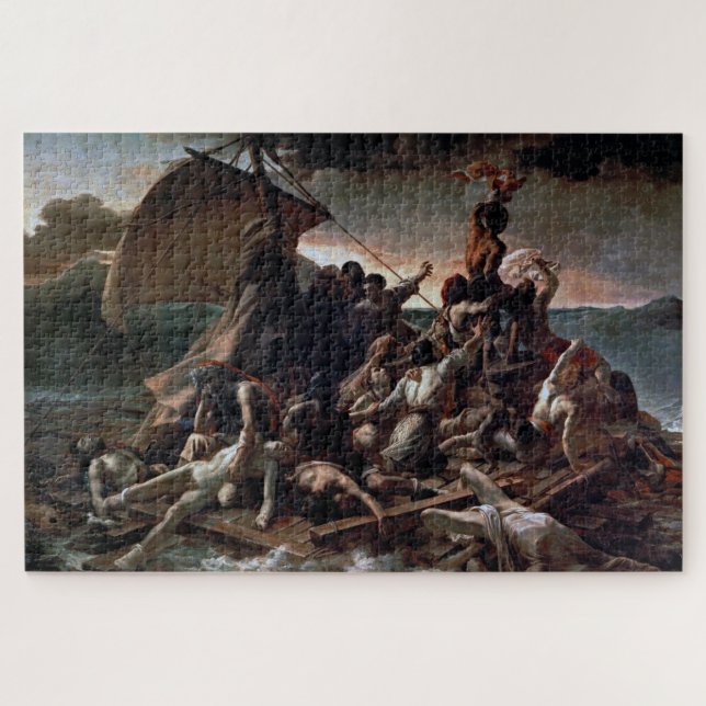 Puzzle La posta de la Medusa, Theodore Gericault (Horizontal)