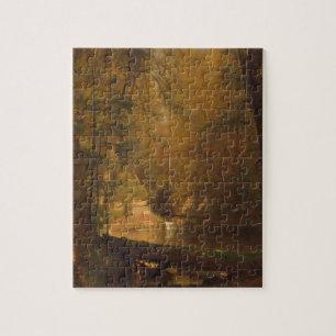 Puzzle La poza de la trucha (1870) Obra de arte - Rompeca