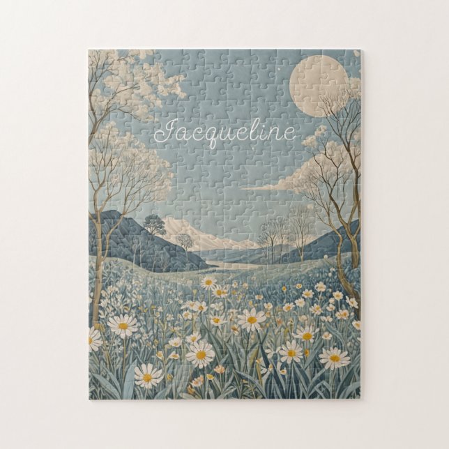 Puzzle La pradera lunar personalizada (Vertical)