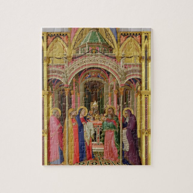 Puzzle La presentación en el templo, 1342 (tempera en p (Vertical)