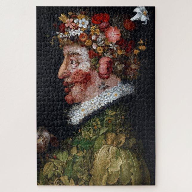 Puzzle La primavera, Arcimboldo (Vertical)