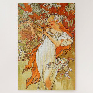 Puzzle La primavera del Poster de arte cosechado por Alph