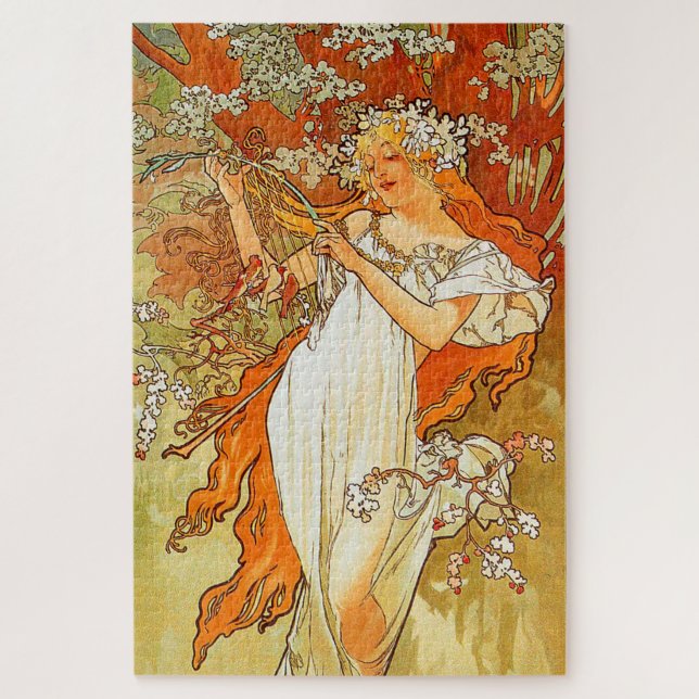 Puzzle La primavera del Poster de arte cosechado por Alph (Vertical)