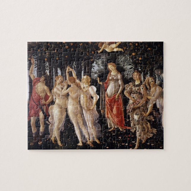 Puzzle La Primavera (primavera) por Sandro Botticelli (Horizontal)