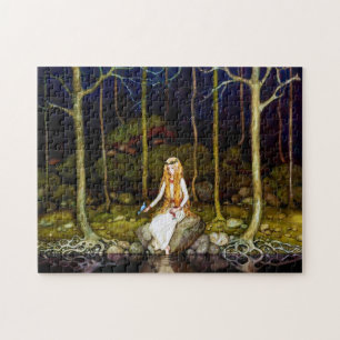 Puzzle La princesa en el bosque