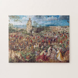 Puzzle La procesión al calvario, Pieter Bruegel