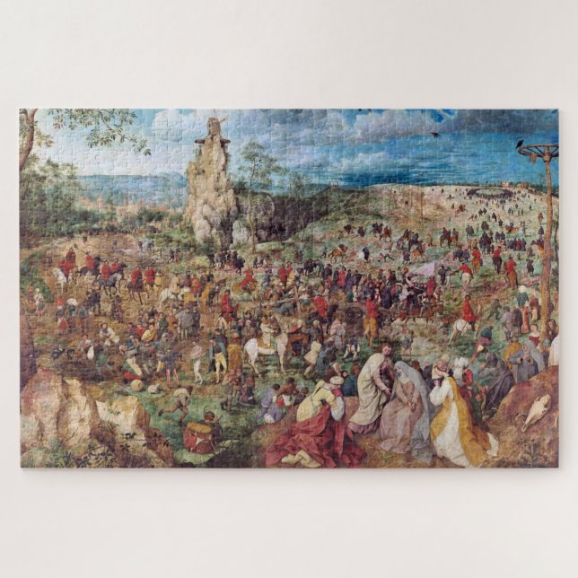 Puzzle La procesión al calvario, Pieter Bruegel (Horizontal)