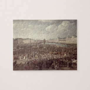 Puzzle La procesión de Louis XIV (1638-1715) a través d
