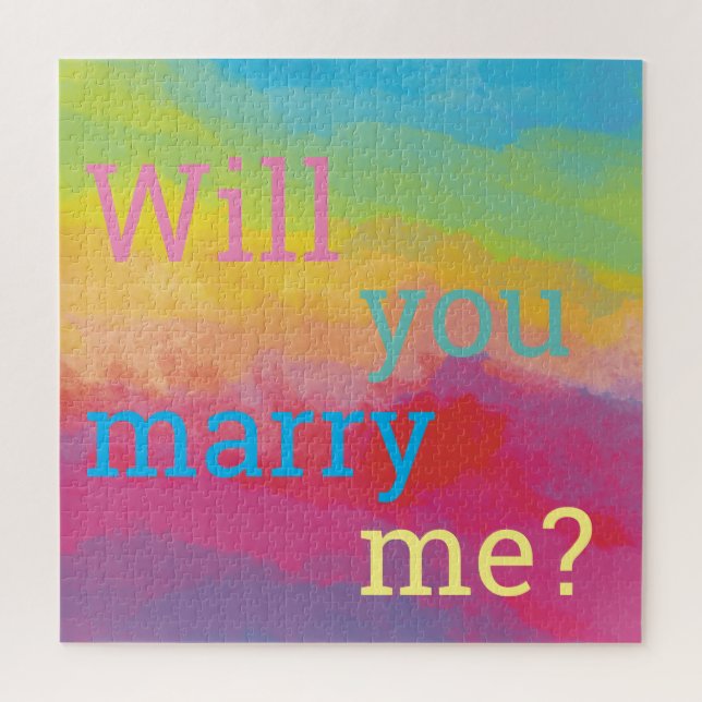 Puzzle La propuesta de Boda Marry Me Gay (Vertical)
