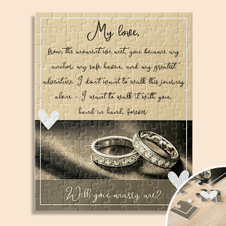 Puzzle La propuesta de matrimonio de los Golden Rings te