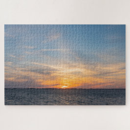 Puzzle La puesta de sol en el mar italiano
