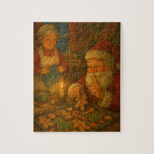 Puzzle La redada de galletas de la Sra. Claus