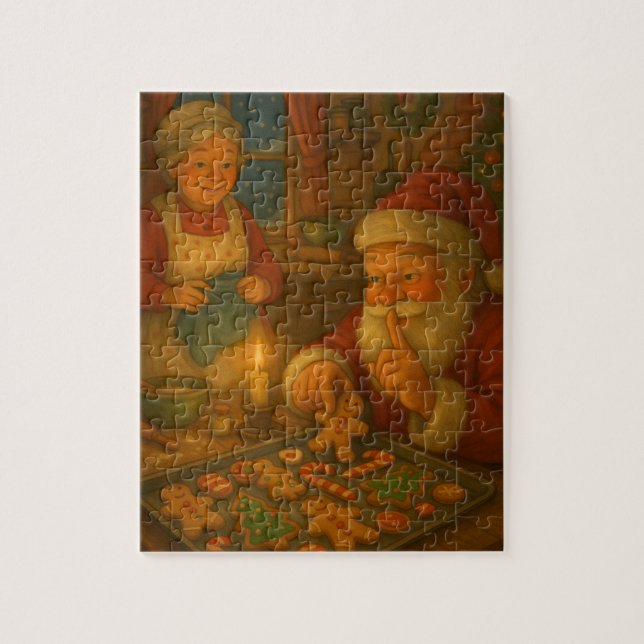 Puzzle La redada de galletas de la Sra. Claus (Vertical)