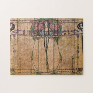 Puzzle La Reina de Mayo por Margaret Macdonald Mackintosh