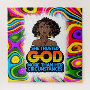 Puzzle La reina negra melanin poppin sista afirmación amo