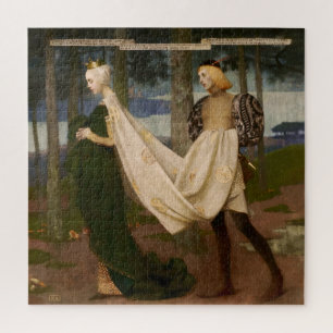 Puzzle La Reina y el Paje de Marianne Stokes