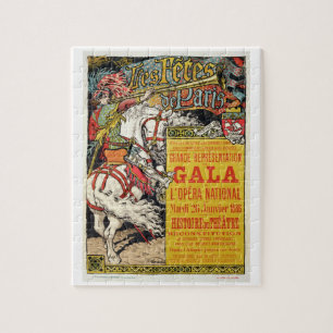 Puzzle La reproducción de una publicidad de poster 'Fete