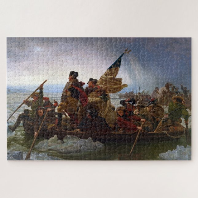 Puzzle La Revolución del Río Delaware George Washington (Horizontal)