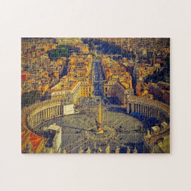 Puzzle La Roma Vaticana Italia. (Horizontal)