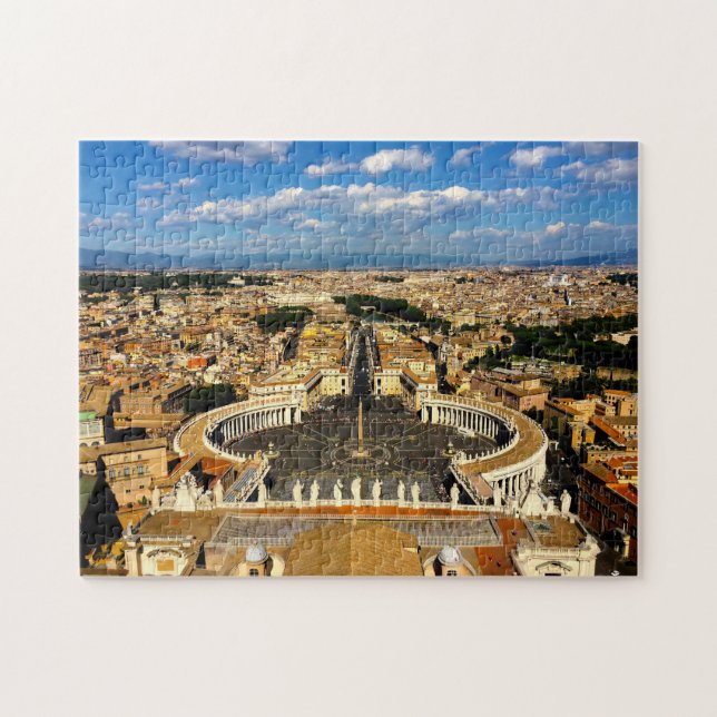 Puzzle La Roma Vaticana Italia. (Horizontal)