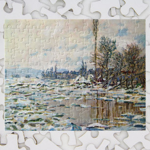 Puzzle La rotura del hielo por Claude Monet
