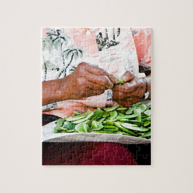 Puzzle La señora de la judía (Vertical)