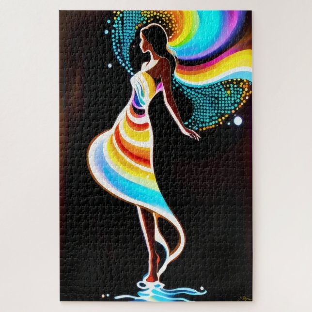 Puzzle La serenidad del arcoiris (Vertical)