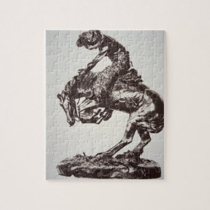 Puzzle La serpiente de cascabel, 1905 (bronce) (foto de