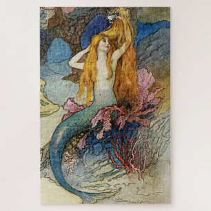 Puzzle “La Sirena” por Warwick Goble