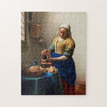 La sirvienta / Cocina empleada - Johannes Vermeer