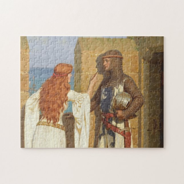 Puzzle La sombra, C. 1909 de Edmund Leighton (Horizontal)