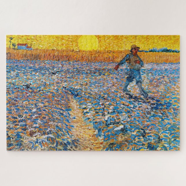 Puzzle La Sower, Van Gogh (Horizontal)