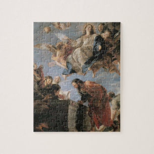 Puzzle La suposición de la Virgen, 1673 (aceite en lona)