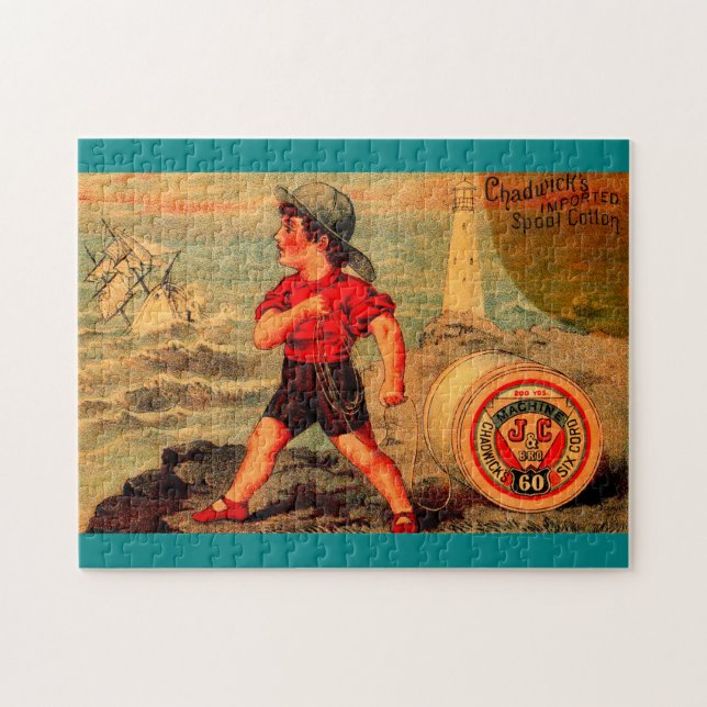 Puzzle La tarjeta comercial victoriana Chadwick's Importe (Horizontal)