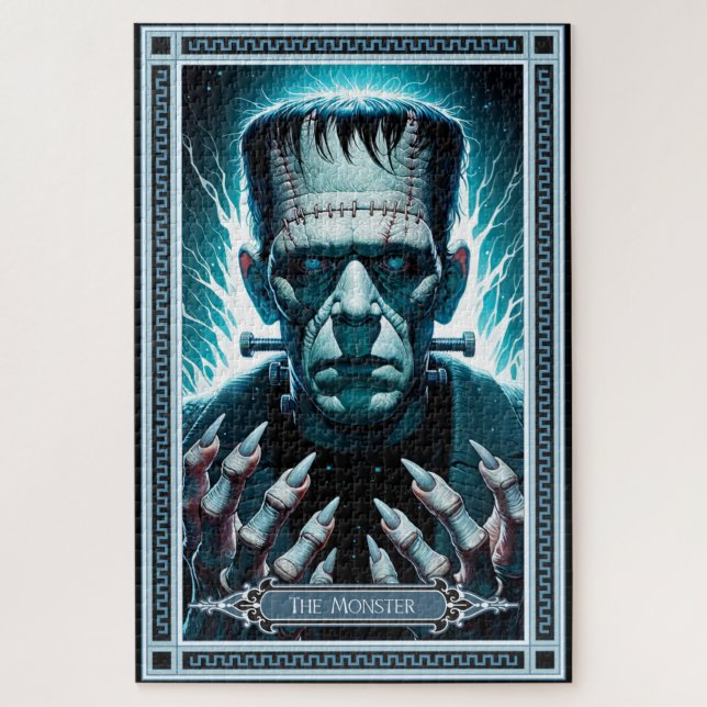 Puzzle La tarjeta de Monster Tarot de Frankenstein (Vertical)