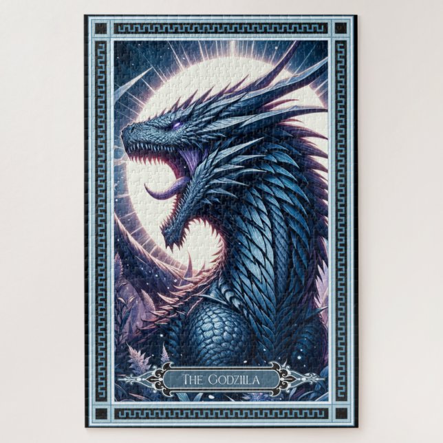 Puzzle La tarjeta Godzilla Tarot (Vertical)