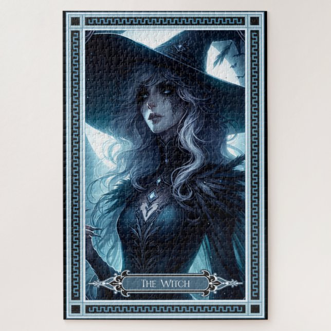 Puzzle La tarjeta Tarot de brujas (Vertical)