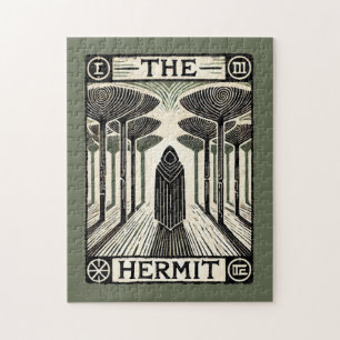 Puzzle La tarjeta tarot de Hermit