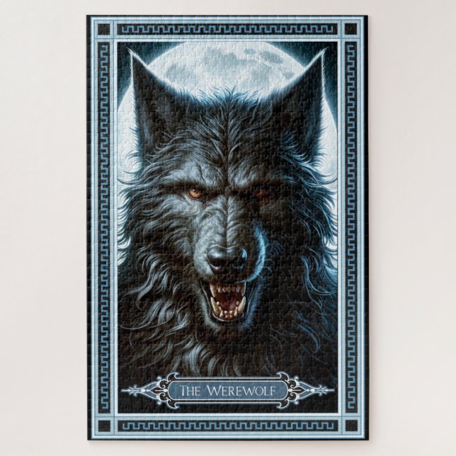 Puzzle La tarjeta Tarot de Werewolf (Vertical)