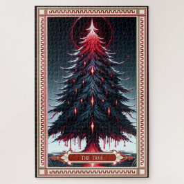 Puzzle La tarjeta Tarot del árbol de Navidad