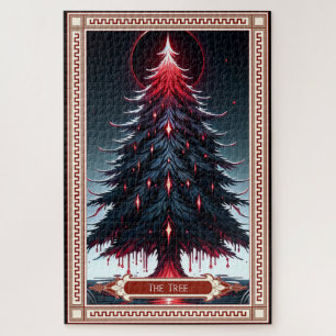 Puzzle La tarjeta Tarot del árbol de Navidad