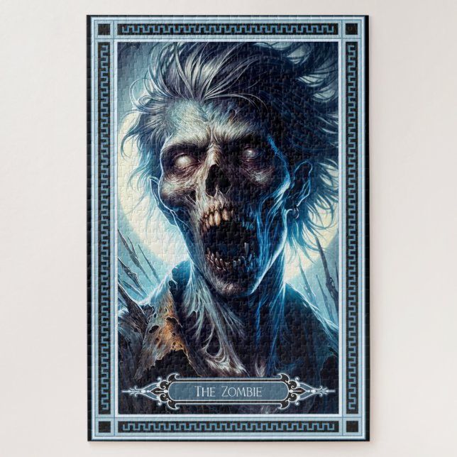 Puzzle La tarjeta tarot zombie (Vertical)