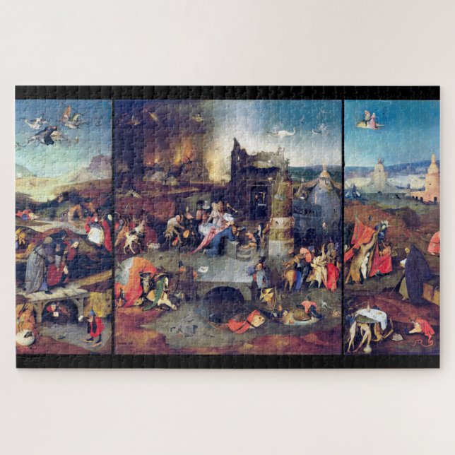 Puzzle La tentación de San Antonio, Bosch (Horizontal)