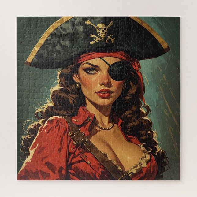 Puzzle La Tentadora Pirata Escarlata (Vertical)