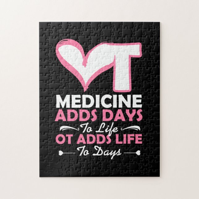 Puzzle La Terapia Ocupacional Agrega Vida A Los Días (Vertical)