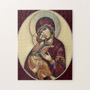 Puzzle La Theotokos (Virgen María) y el Niño Jesús