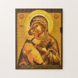 Puzzle La Theotokos y el Niño Jesús Icono Ortodoxo