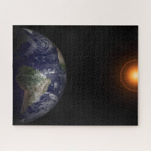 Puzzle La Tierra En Su Equinoccio.