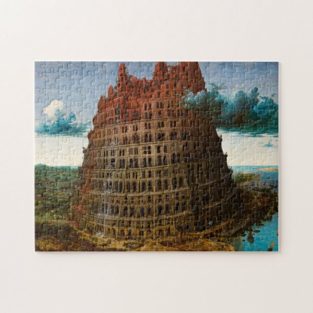 Puzzle La Torre de Babel de Pieter Bruegel el Viejo (Horizontal)