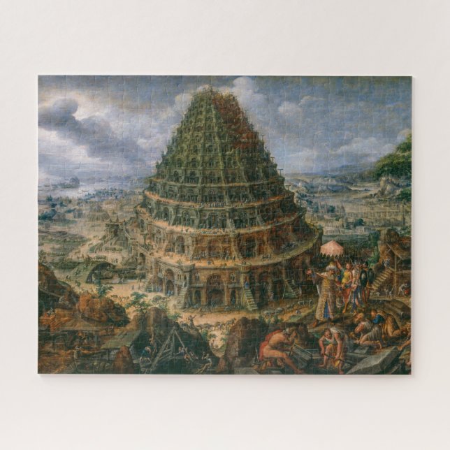 Puzzle La Torre De Babel | Marten van Valckenborch | (Horizontal)